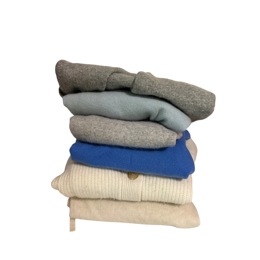Cashmere Crafters Bundle Five Flawed Sweaters & One Pair Of Pants Lot of 6